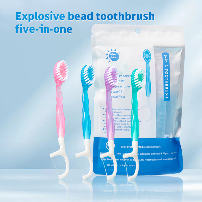 All-In-One Portable Freshening Toothbrush