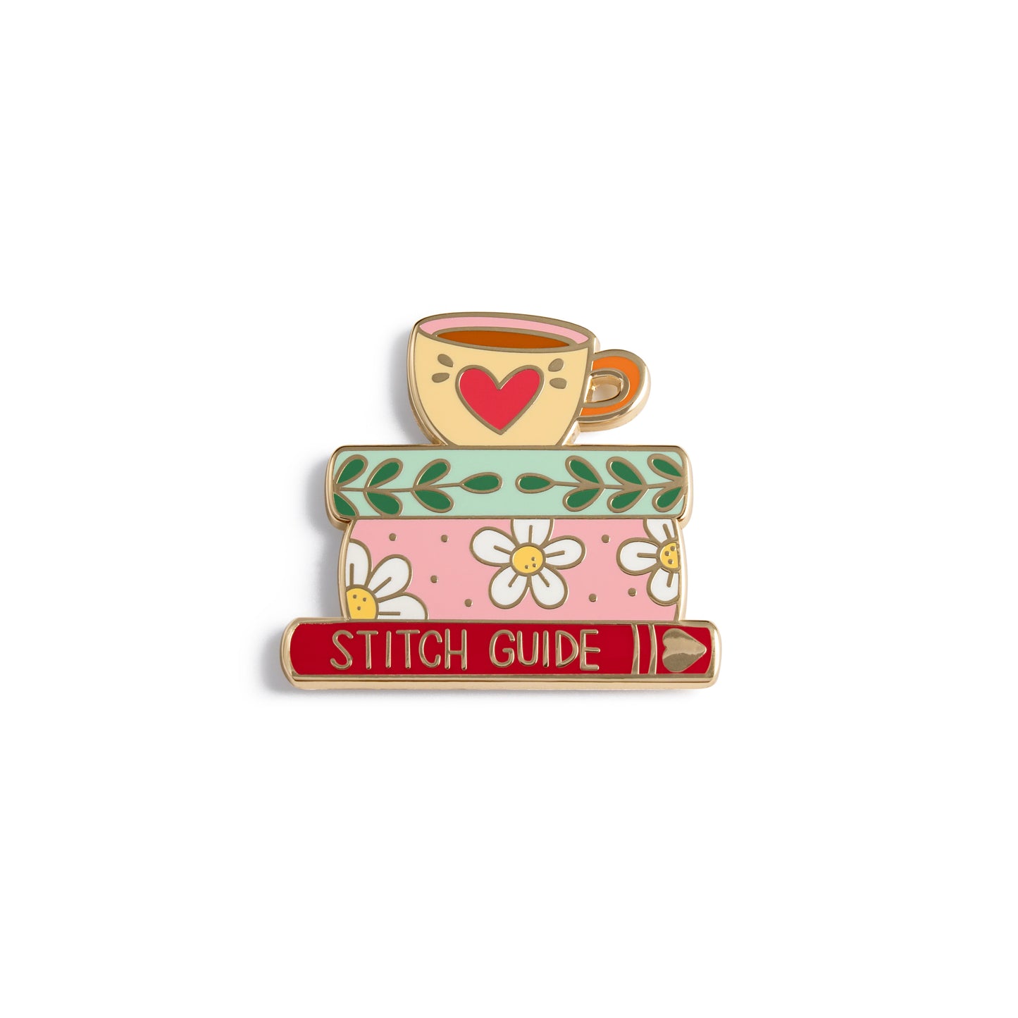 Books and Tea Needle Minder