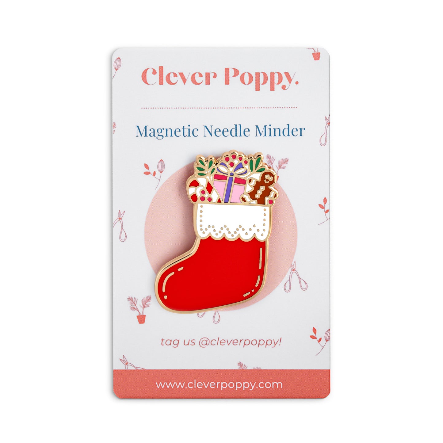 Christmas Stocking Needle Minder