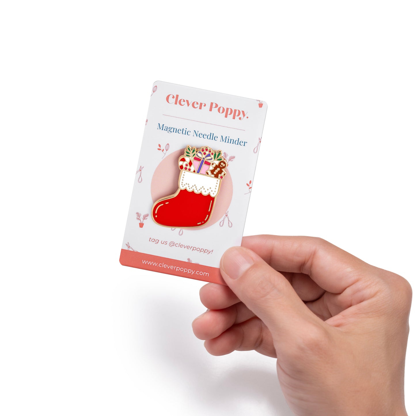 Christmas Stocking Needle Minder
