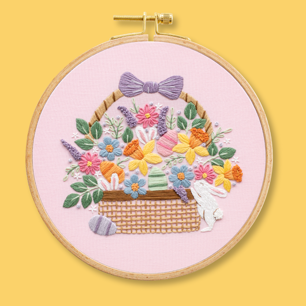Easter Basket Embroidery Kit