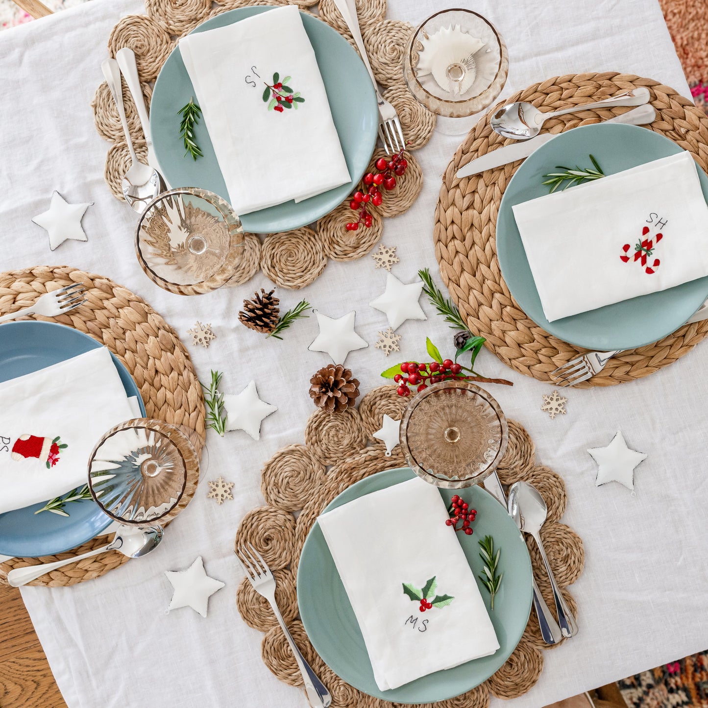 Personalized Christmas Napkins Beginner Kit