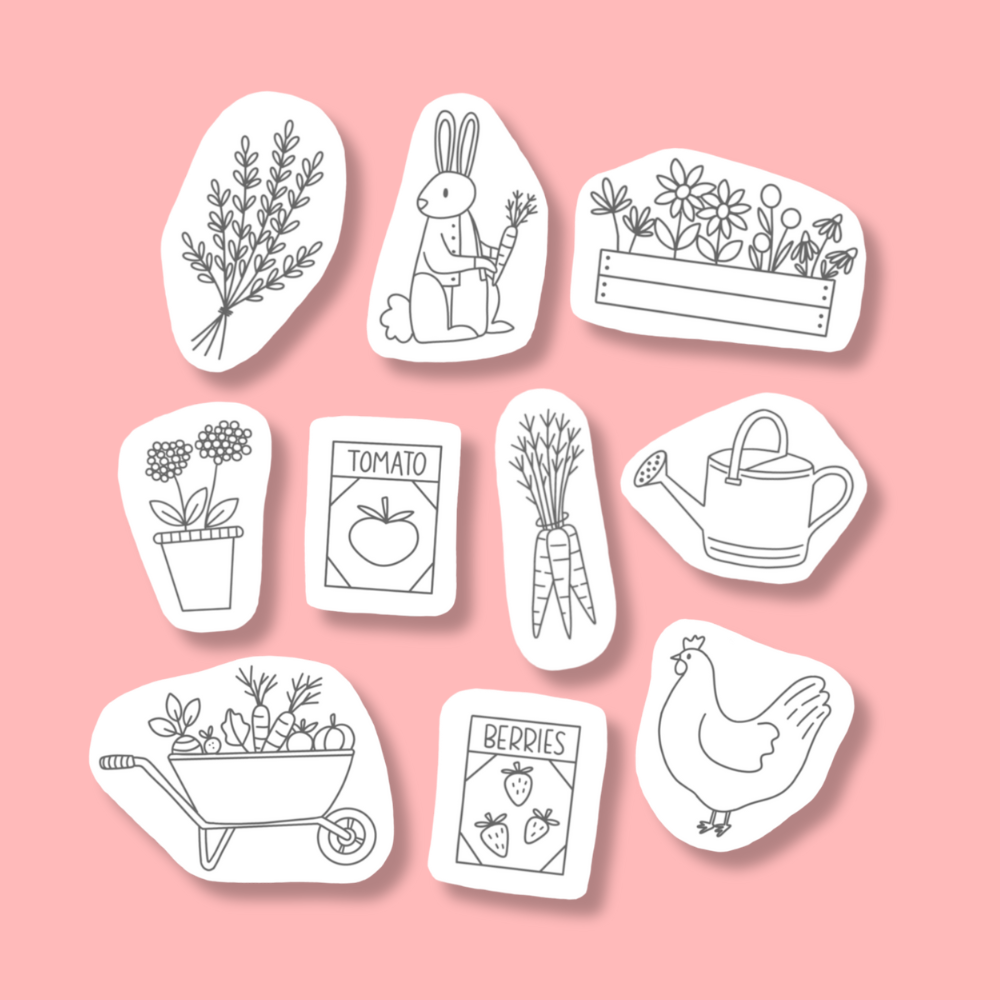 Wash Away Stickers 4 Pack Bundle
