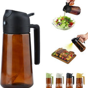 Dual-Use Oil Sprayer & Dispenser Bottle