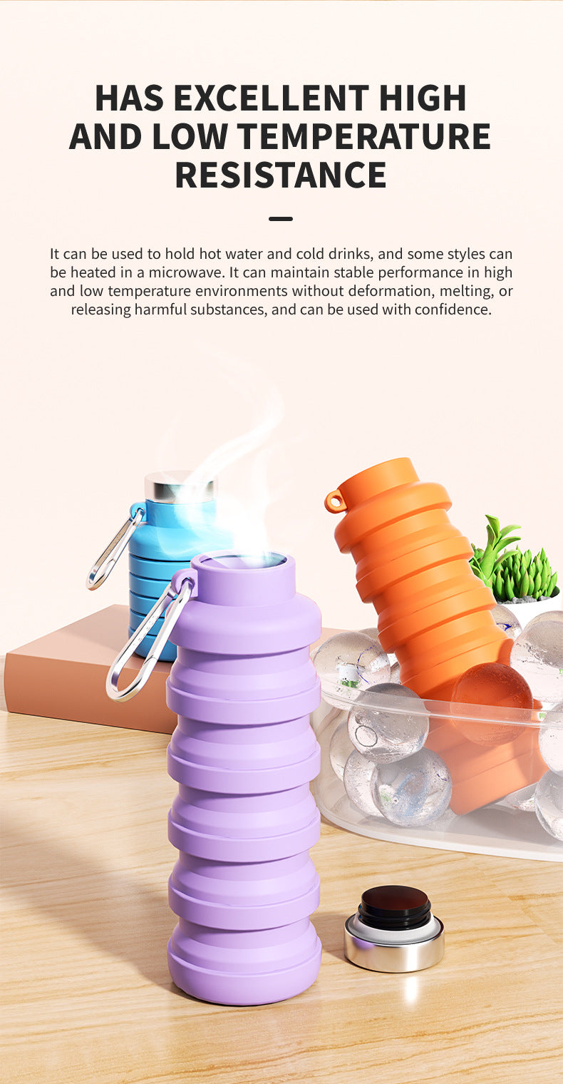 Foldable Silicone Travel Water Bottle