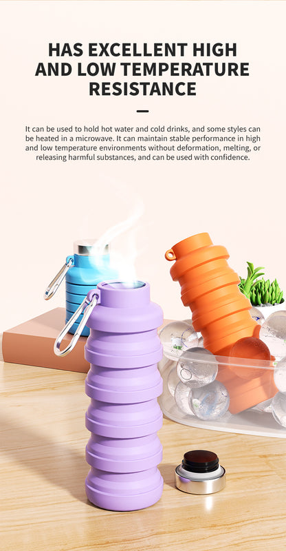 Foldable Silicone Travel Water Bottle