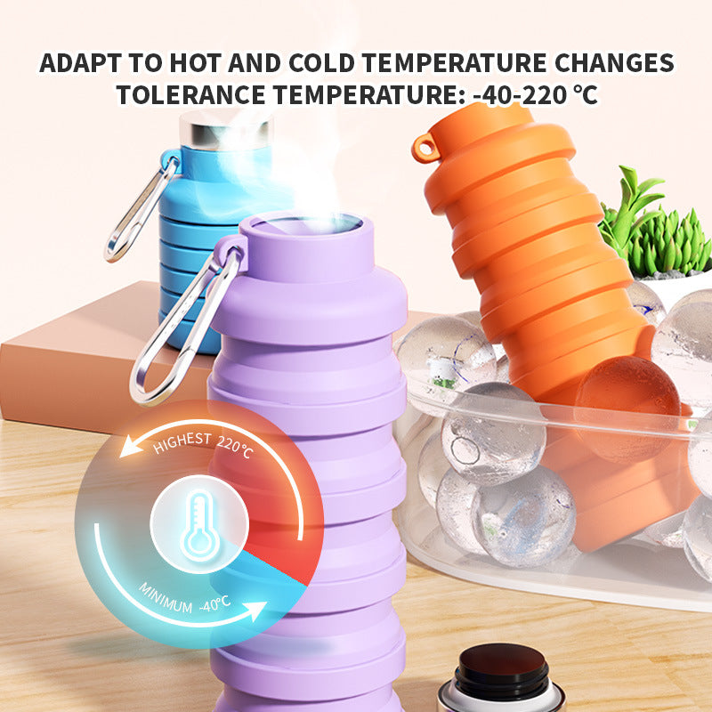 Foldable Silicone Travel Water Bottle