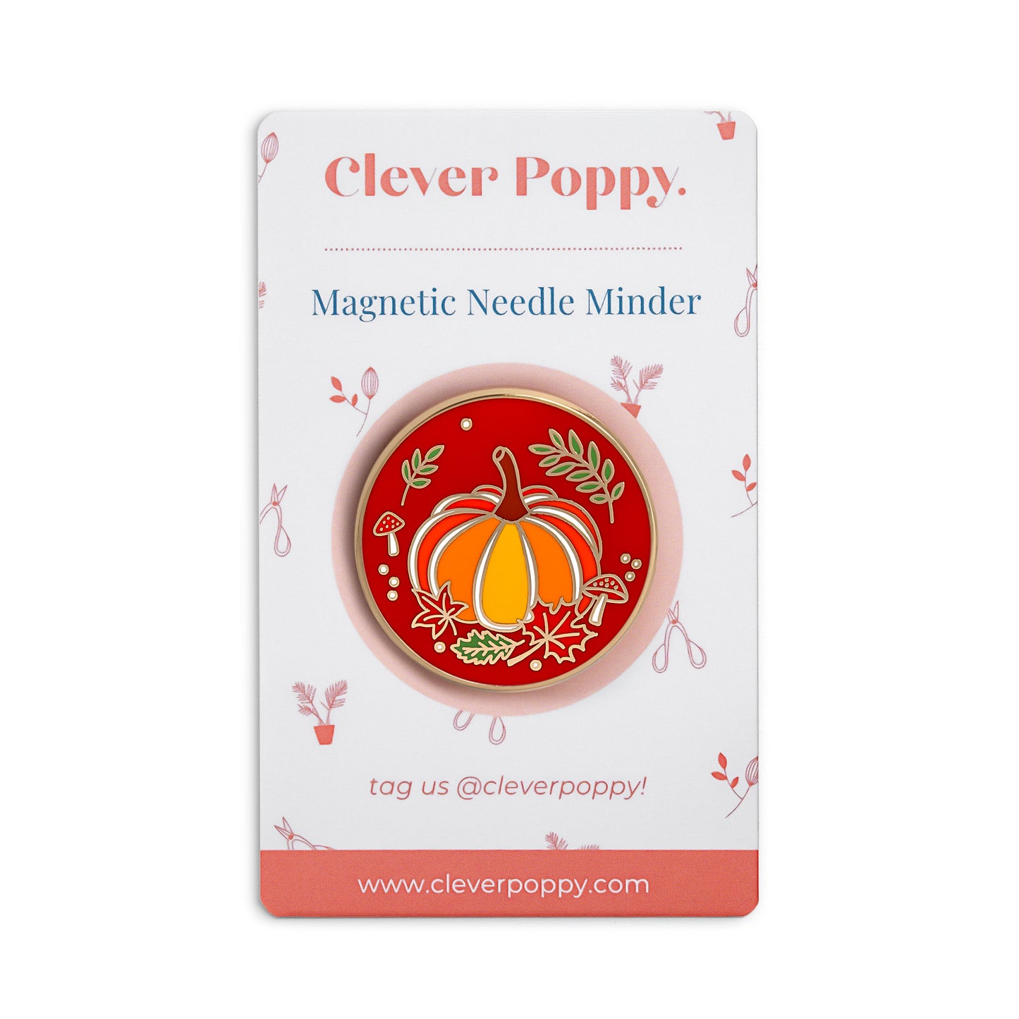 Pumpkin Magnetic Needle Minder