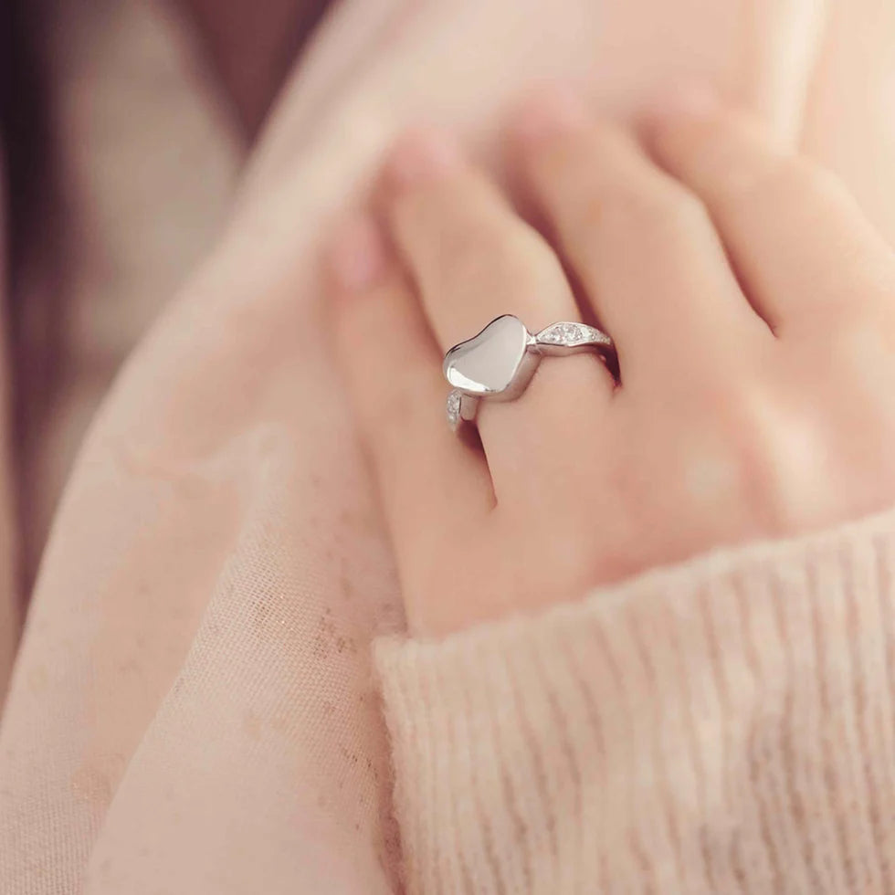 Self Fill Ashes Heart Ring