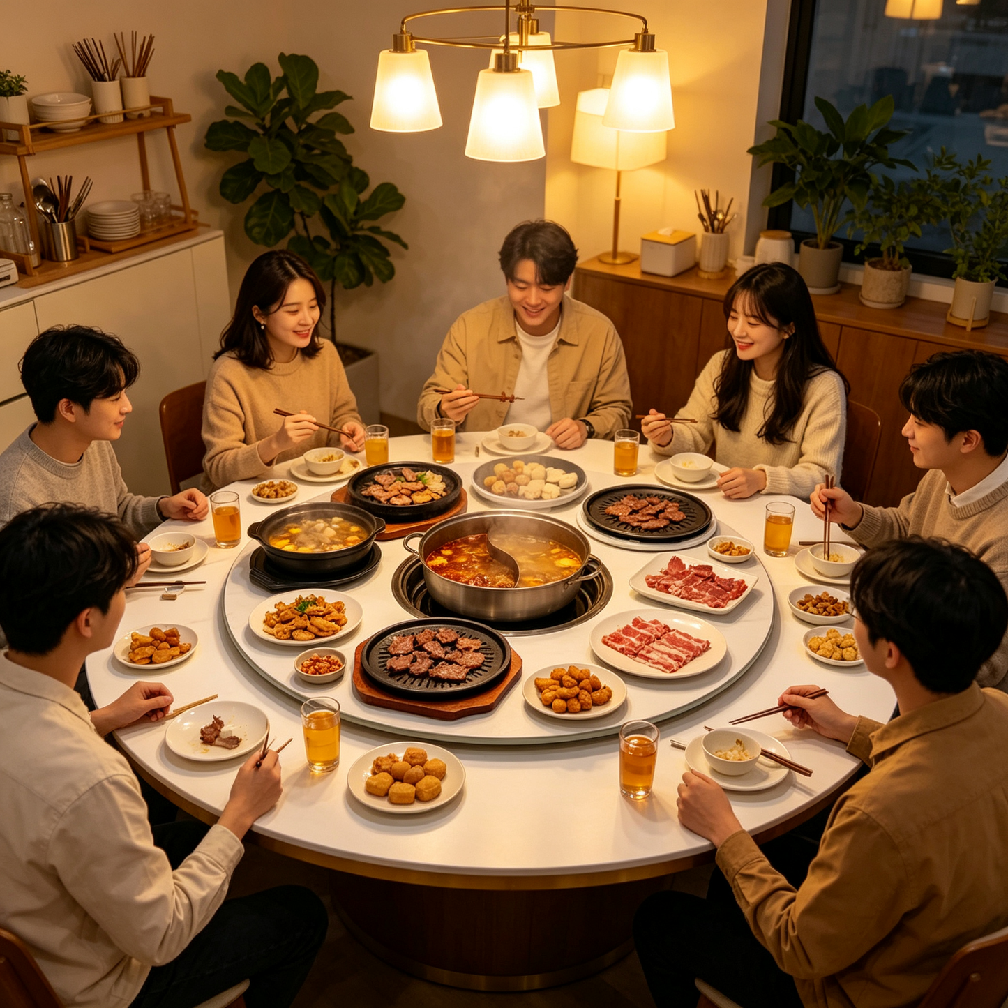 Modular Expandable Rotating Lazy Susan | Modern Dining Essential