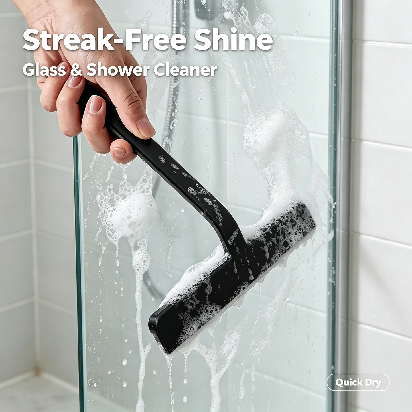 Shower Squeegee for Streak-Free Glass
