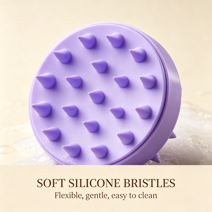 Soft Silicone Scalp Massage Brush | Daily Hair Care Essential
