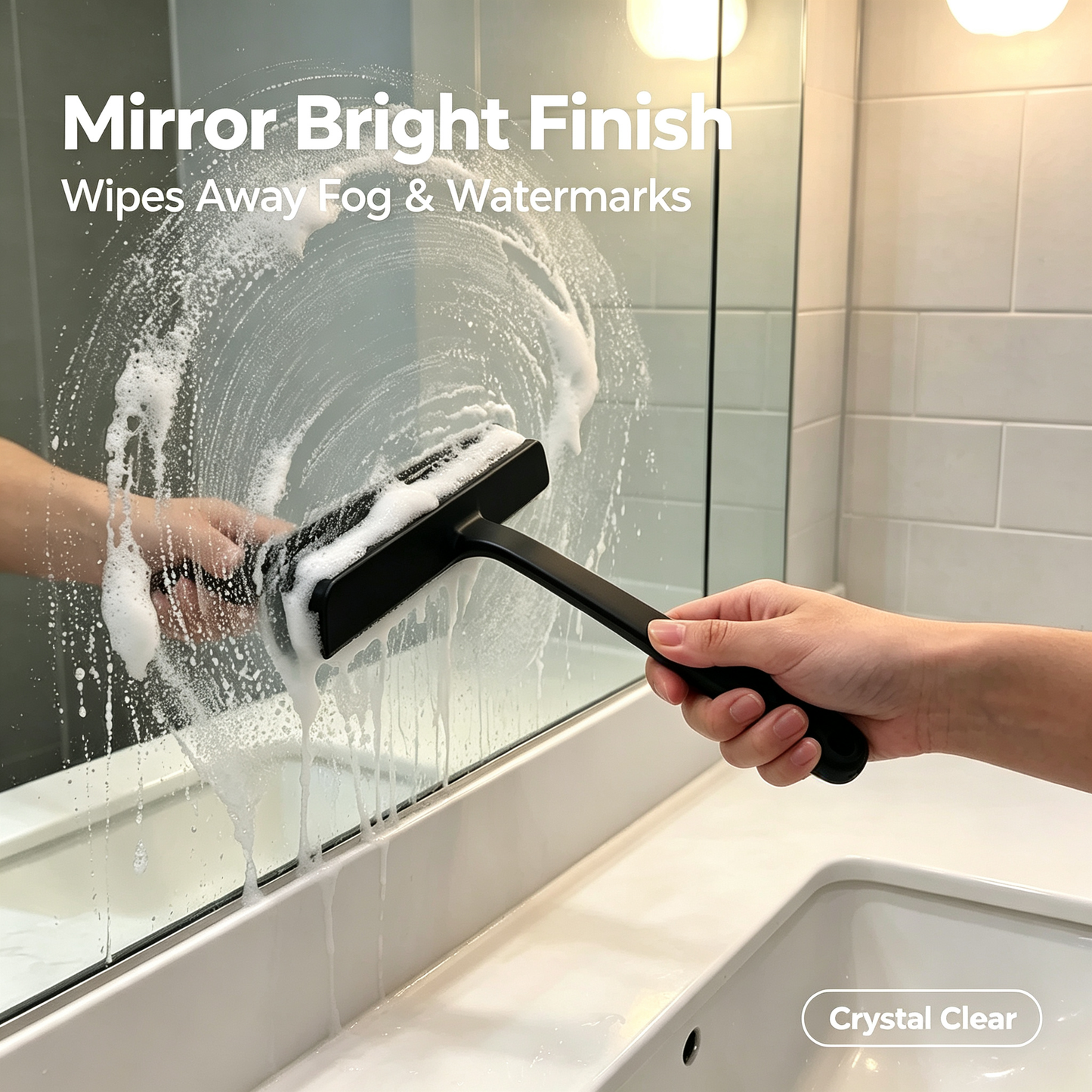 Shower Squeegee for Streak-Free Glass