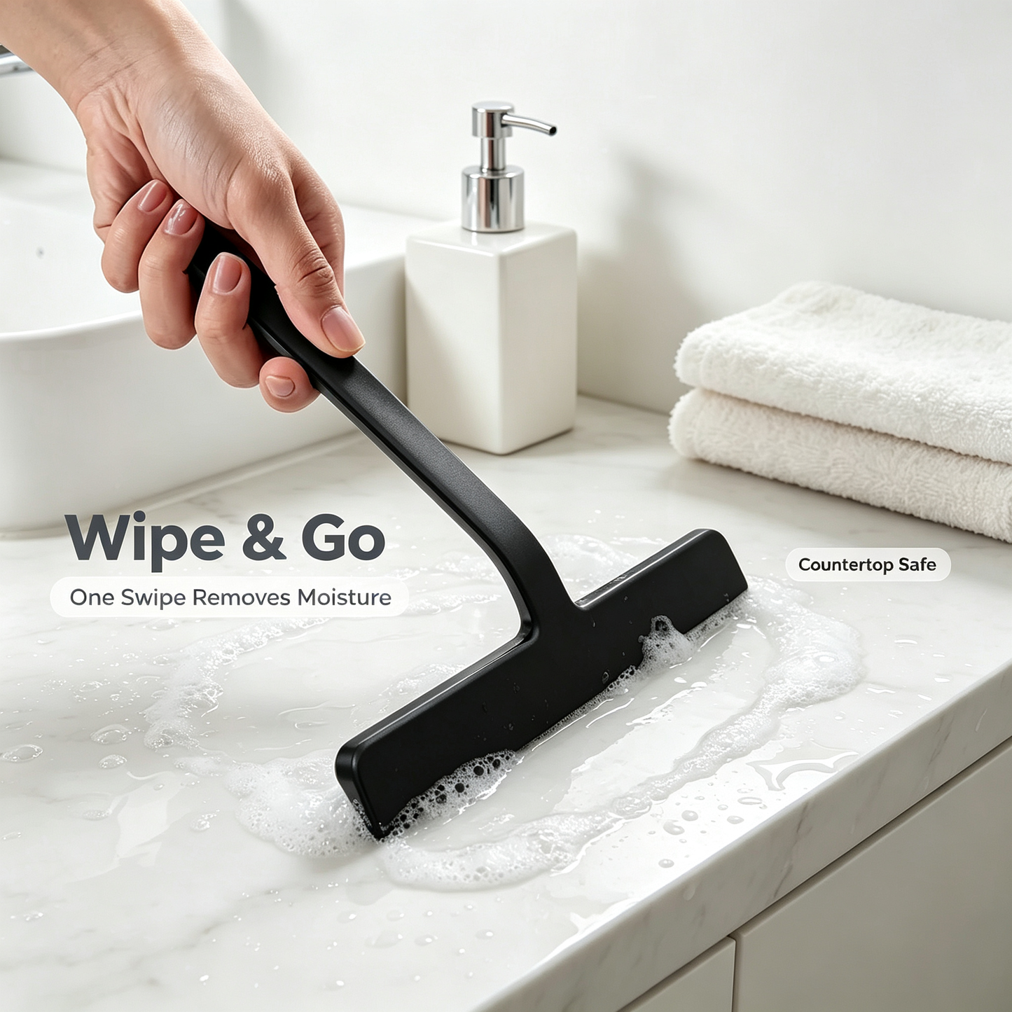 Shower Squeegee for Streak-Free Glass