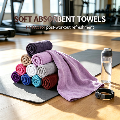 Premium Multi-Color Microfiber Towels, All-Purpose Daily Towel Set