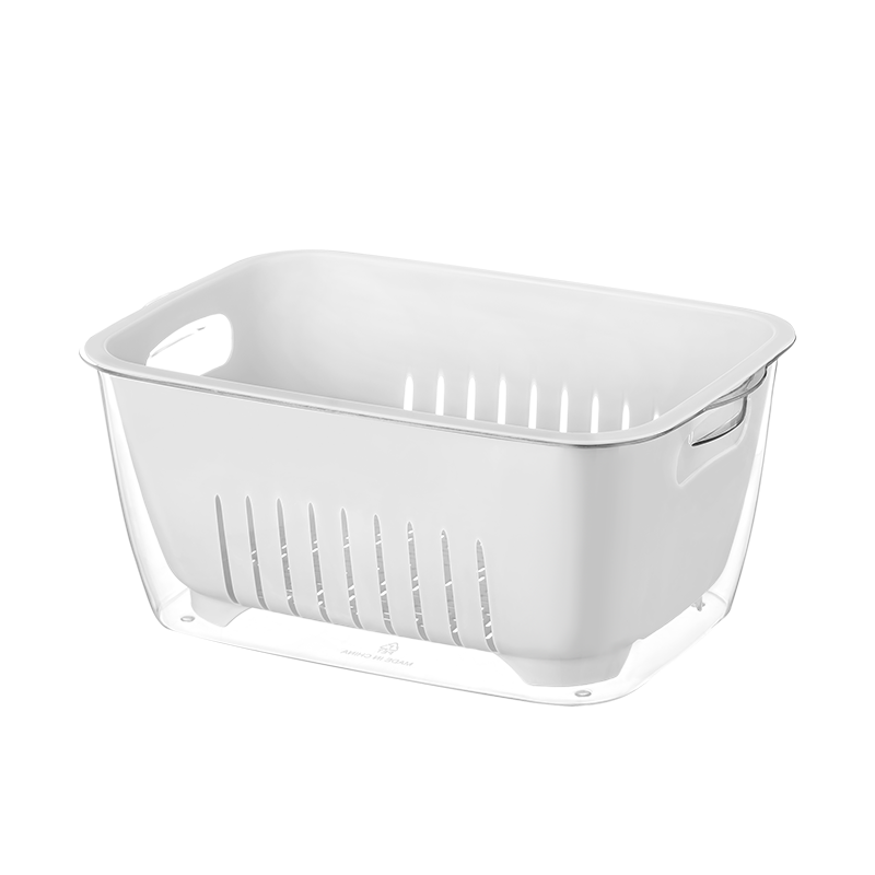 Lidded Produce Colander & Storage Basket