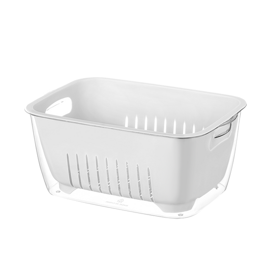 Lidded Produce Colander & Storage Basket
